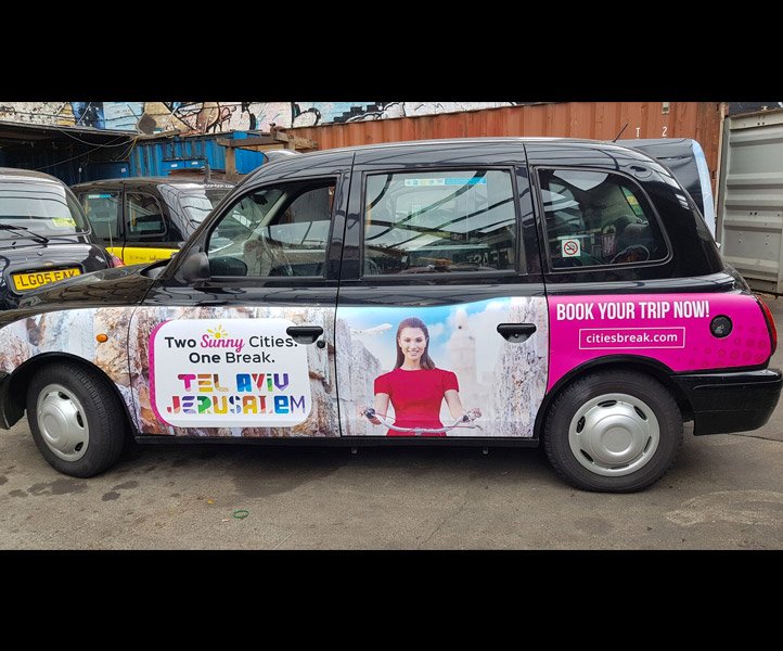 TX2 – LM05 YNE Sherbet London Taxi Campaign