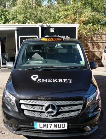 Sherbet London Drive Mercedes Vito Taxi