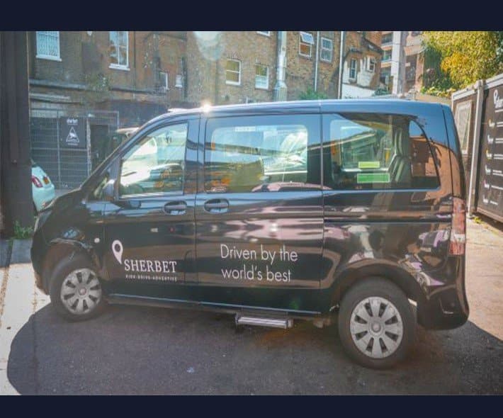 Sherbet London Drive Mercedes Vito Taxi