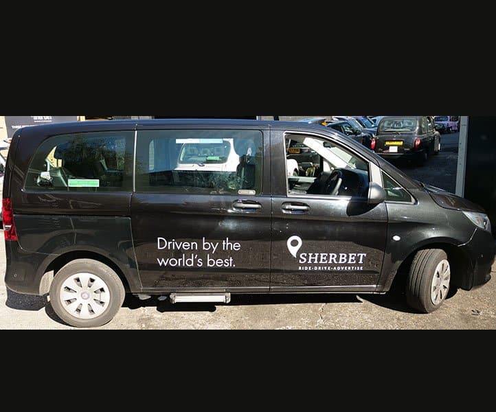 Mercedes Vito Taxi Available for rent Sherbet London