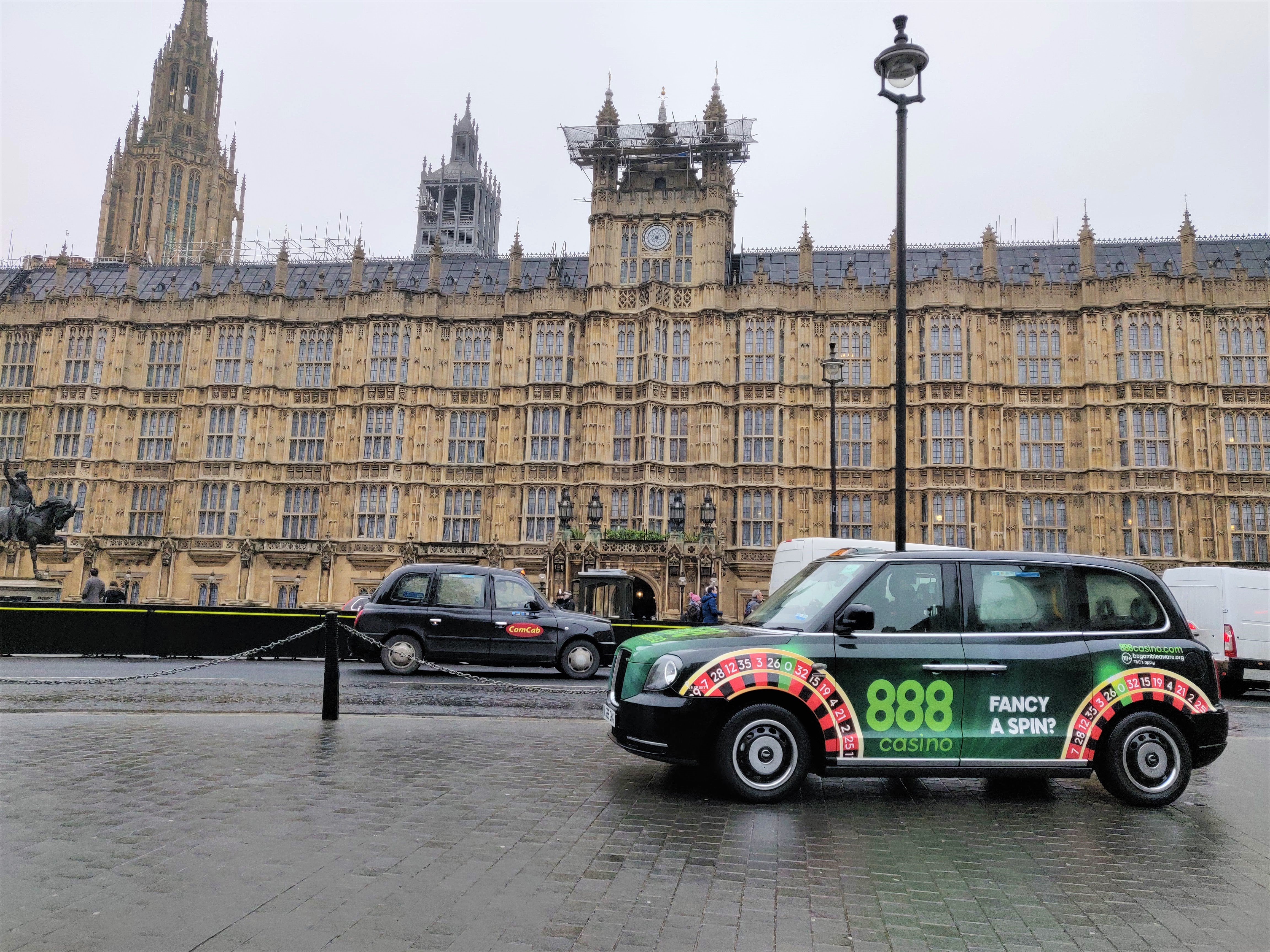 888 Caisno Electric Taxi Sherbet London Taxi